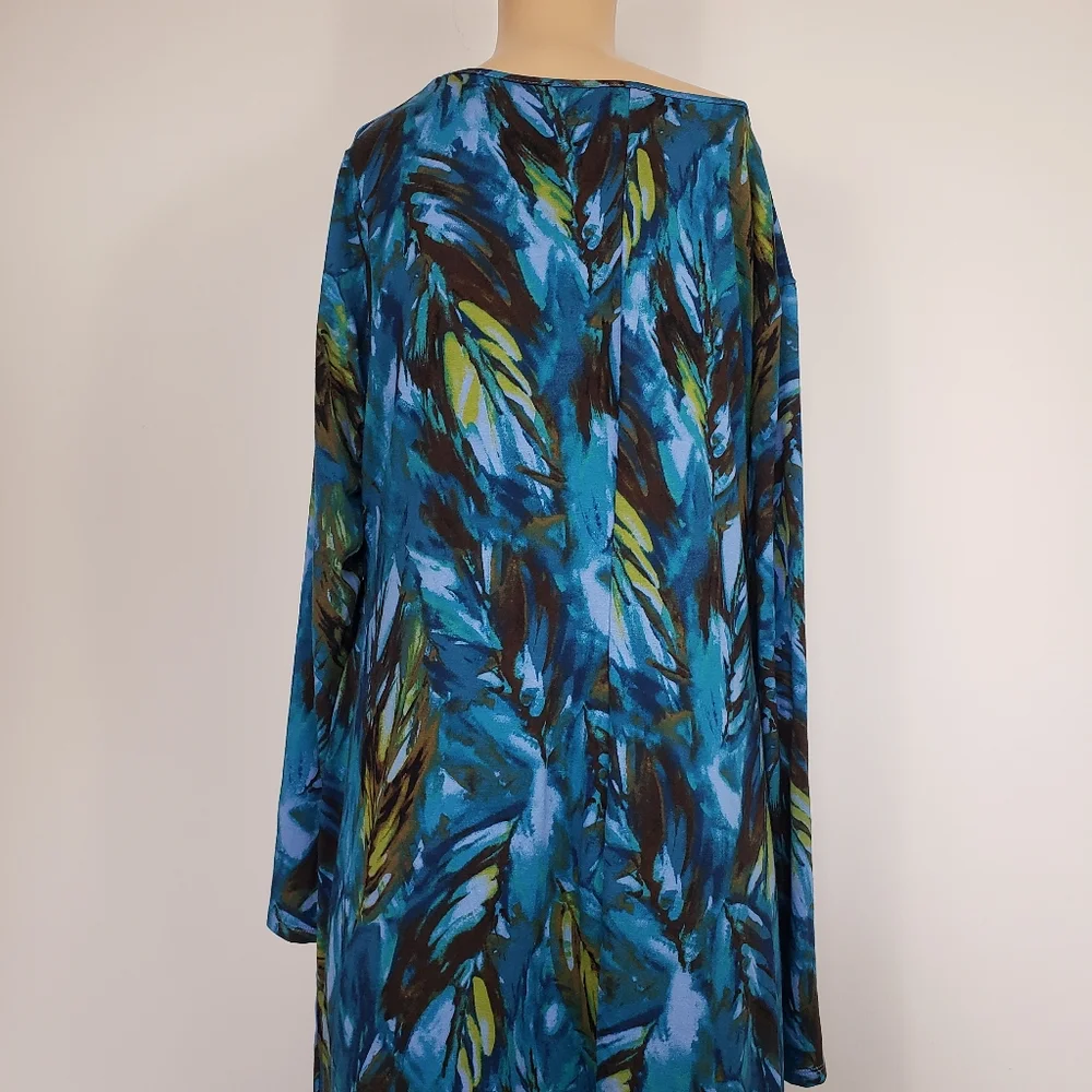 J.Jill floral shift dress size L